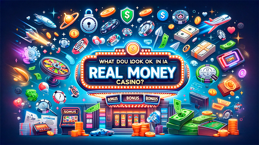 look for in real money casinos